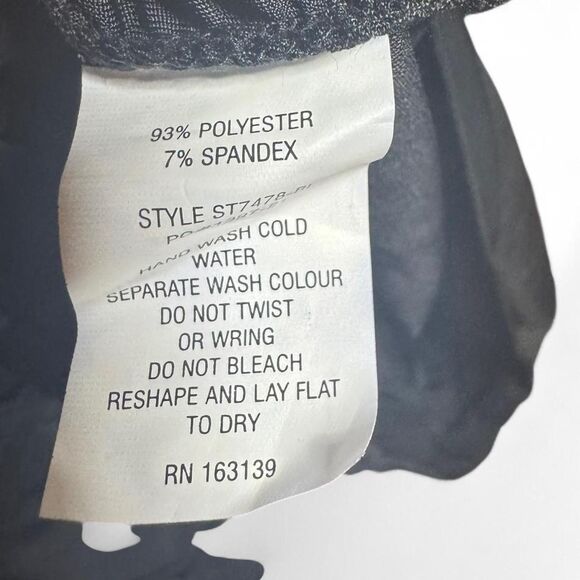 Women's Haley and June XS Ruched Crop Top Black - Picture 6 of 7